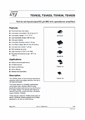 DataSheet TSV635 pdf